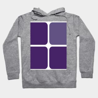 Large Purple Tiles Hoodie